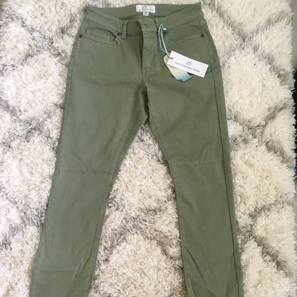 Southern Tide Seagrass Green Pants